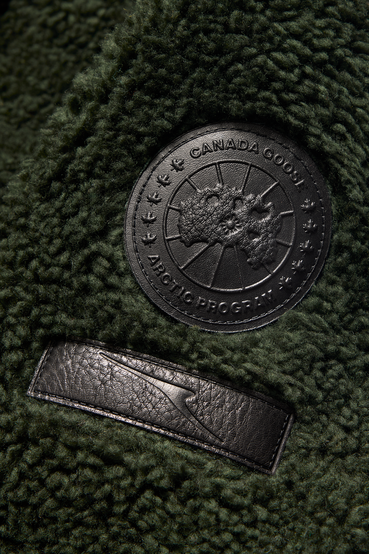 Varyn Fleece Jacket - Moss Khaki 9260 - off_detail_01