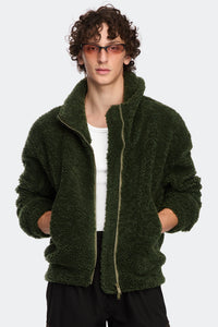 Varyn Fleece Jacket - Moss Khaki 9260 - on_front_01