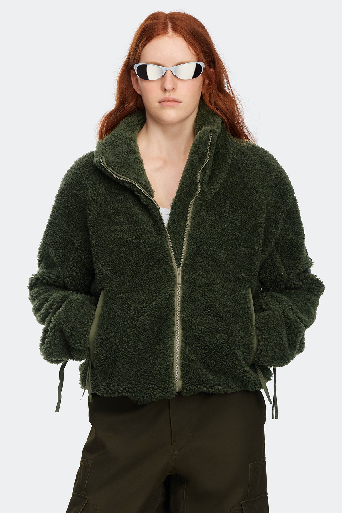 Varyn Fleece Jacket - Moss Khaki 9260 - on_front_closed_01