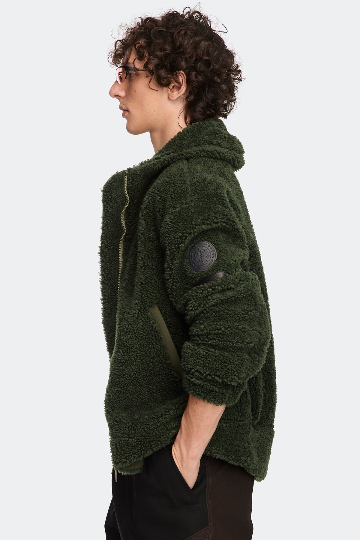 Varyn Fleece Jacket - Moss Khaki 9260 - on_side_01