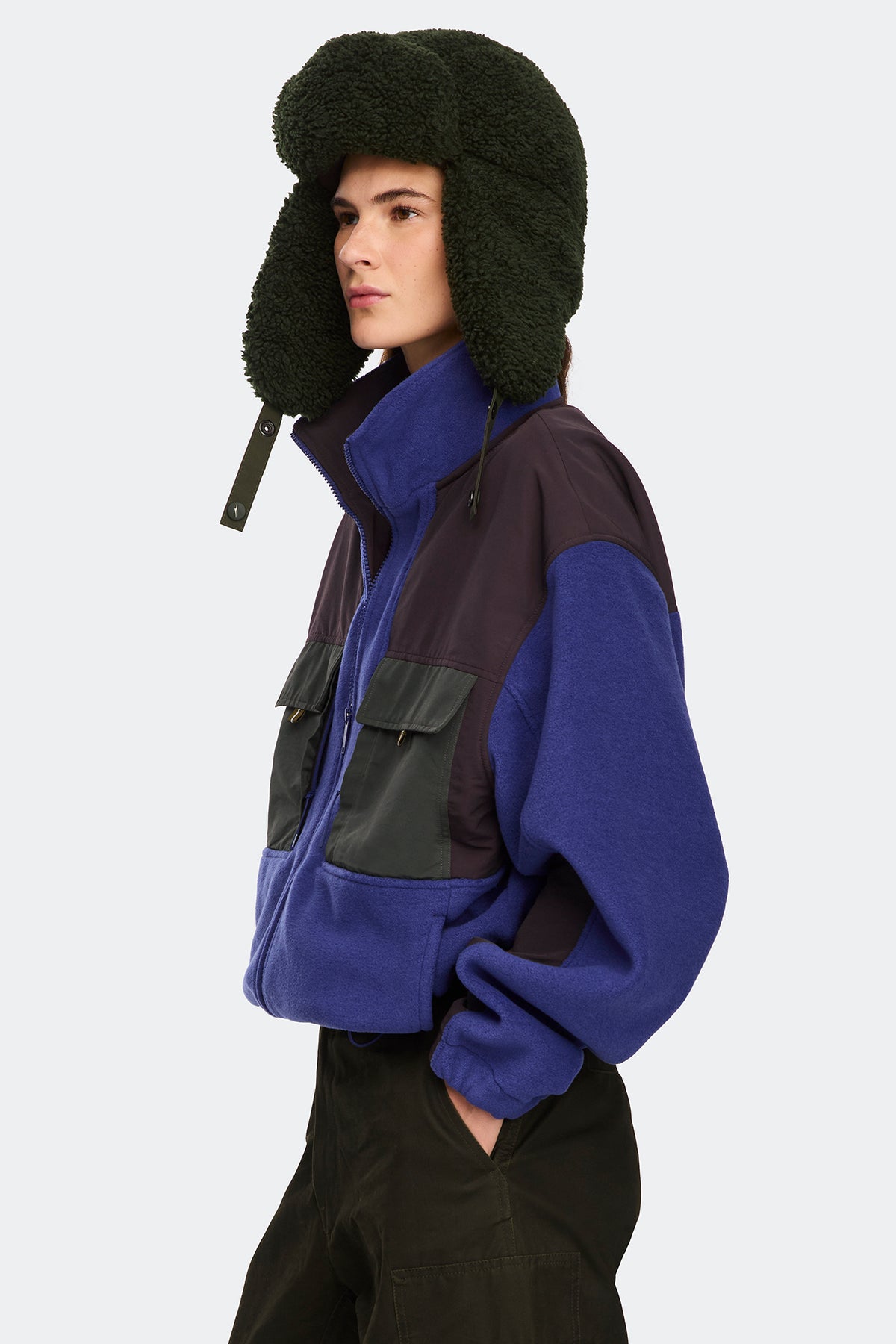 Liora Fleece Jacket - Crown Blue 9679 - on_side_01