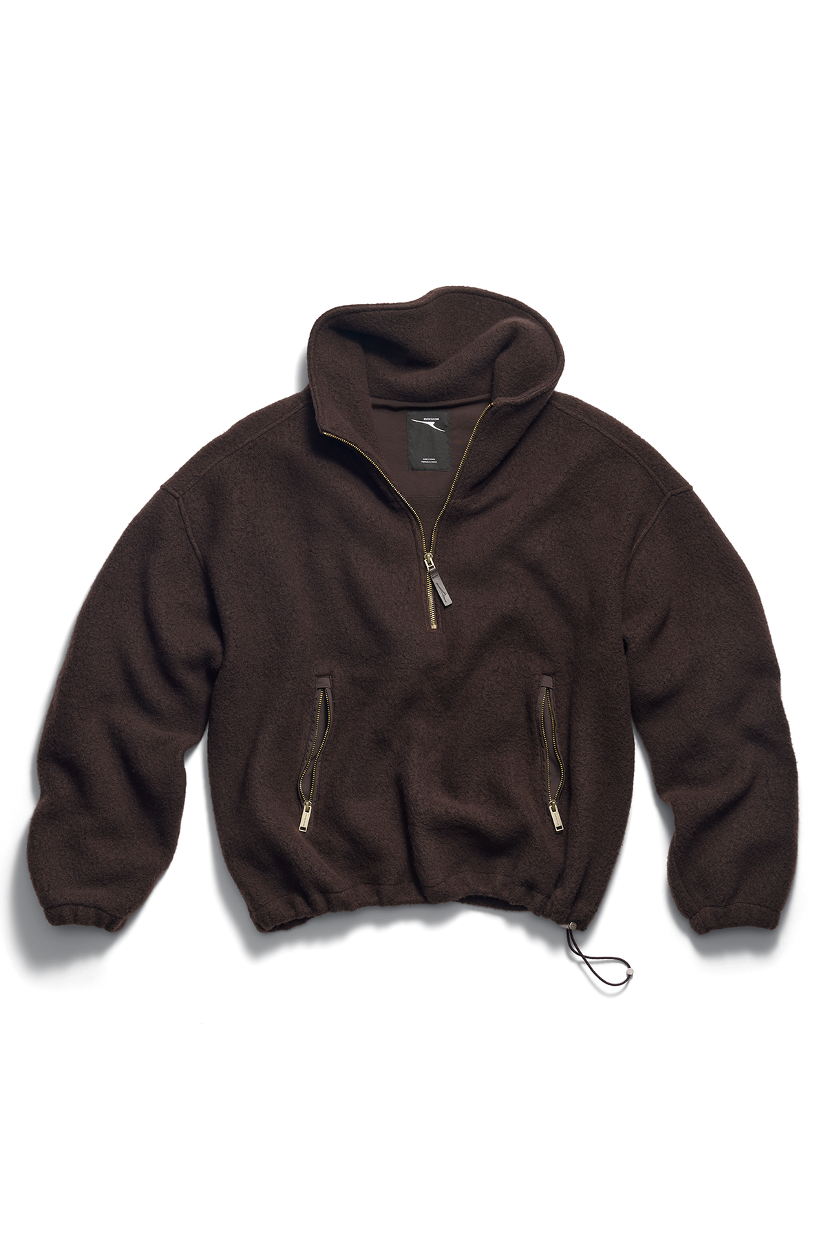 Lunaris Half Zip Fleece - Dark Soil 9716 - off_flat_lay_01
