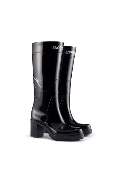 Heeled Rubber Boot