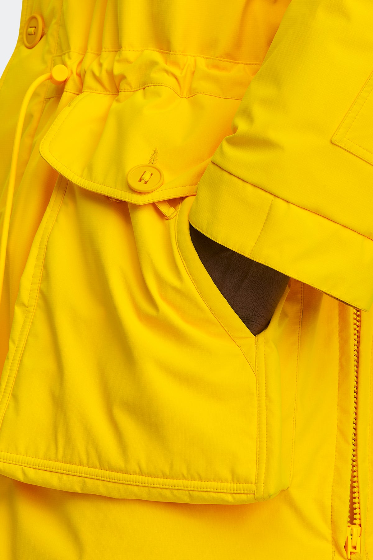Ferron Faux Fur Parka - Goldenrod 9721 - on_detail_01
