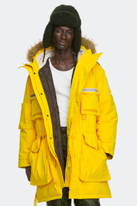 Ferron Faux Fur Parka - Goldenrod 9721 - on_front_01