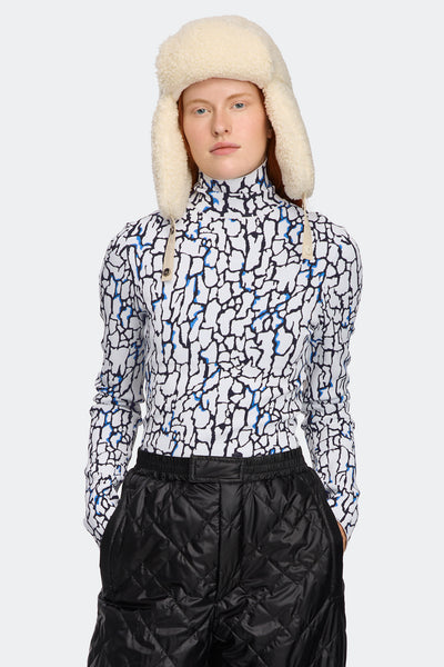 Vesper Tree Bark Knit Turtleneck