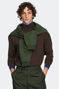 Wildflower Knit Mockneck Sweater - Dark Soil 9716 - on_front_01