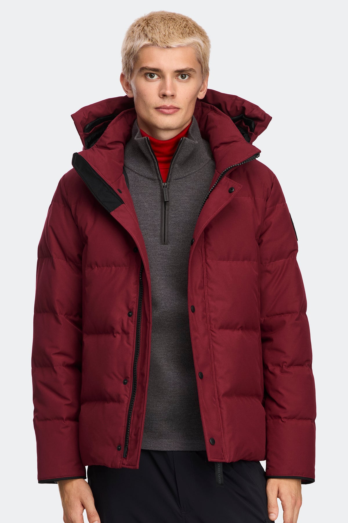 Wyndham Parka Black Disc - Burnt Vermillion 9601 - on_front_01