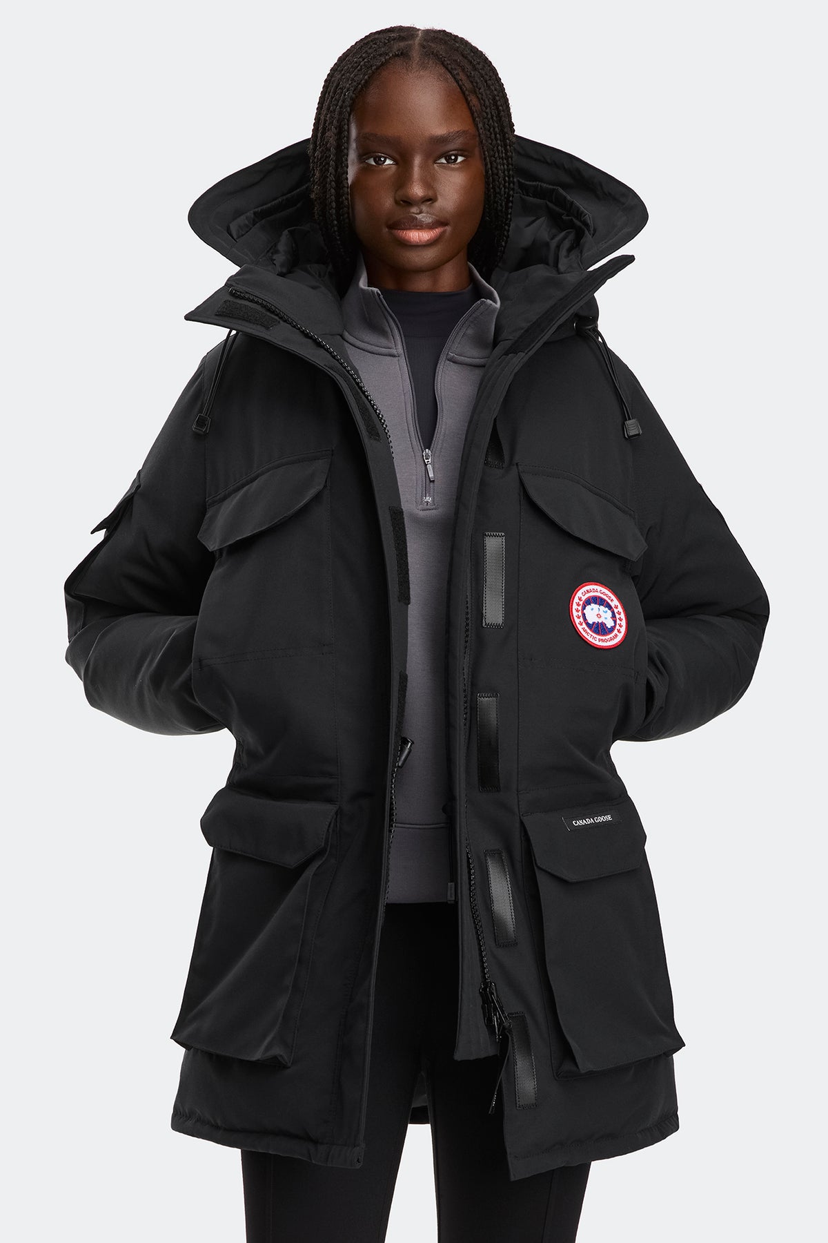 Expedition Parka - Black 9061 - on_front_01
