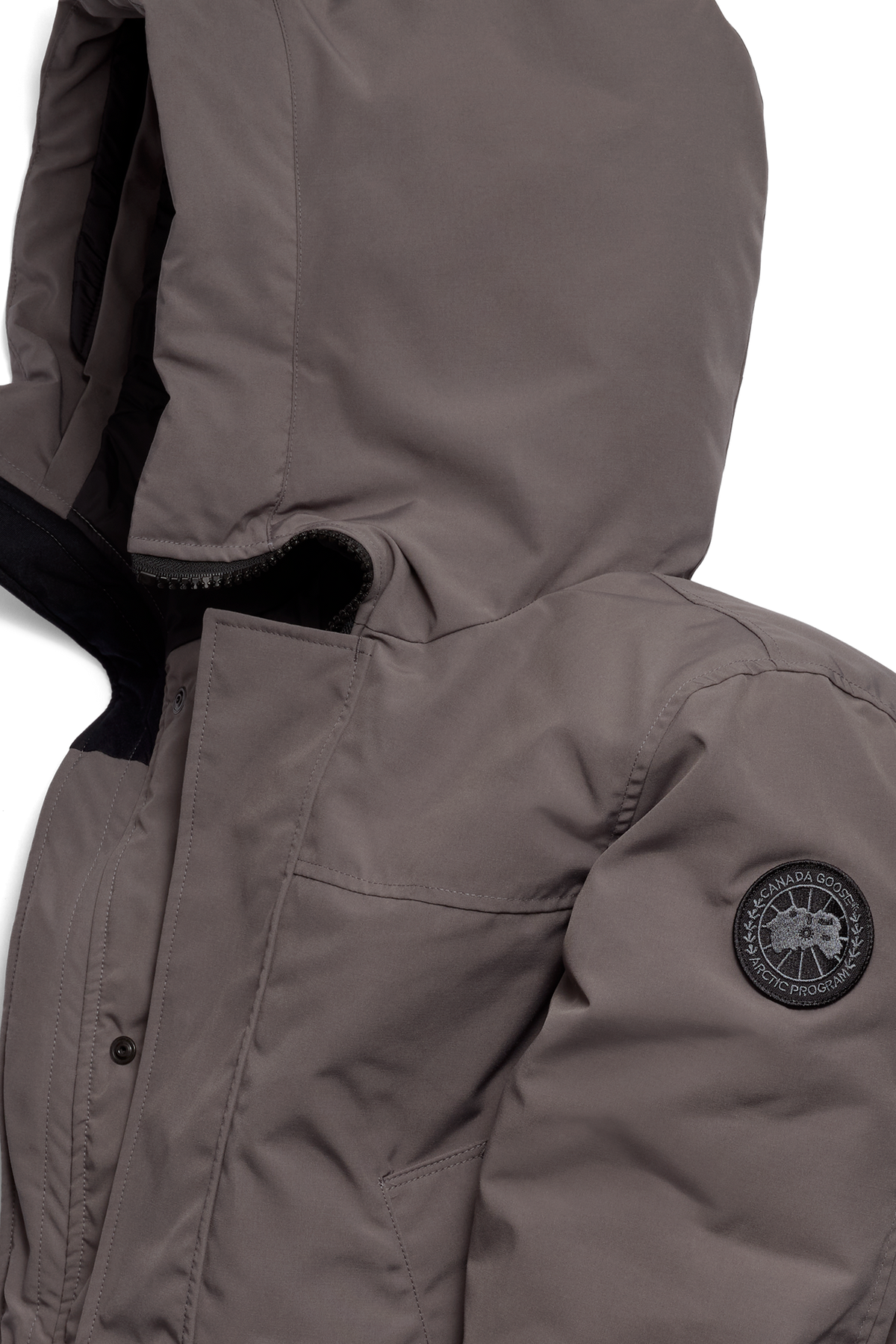 Langford Parka Black Disc - Coastal Grey 811 - off_detail_01