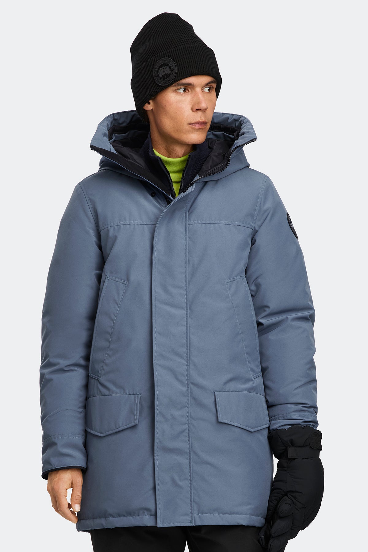 Langford Parka Black Disc - Ozone Blue 9222 - on_front_closed_01