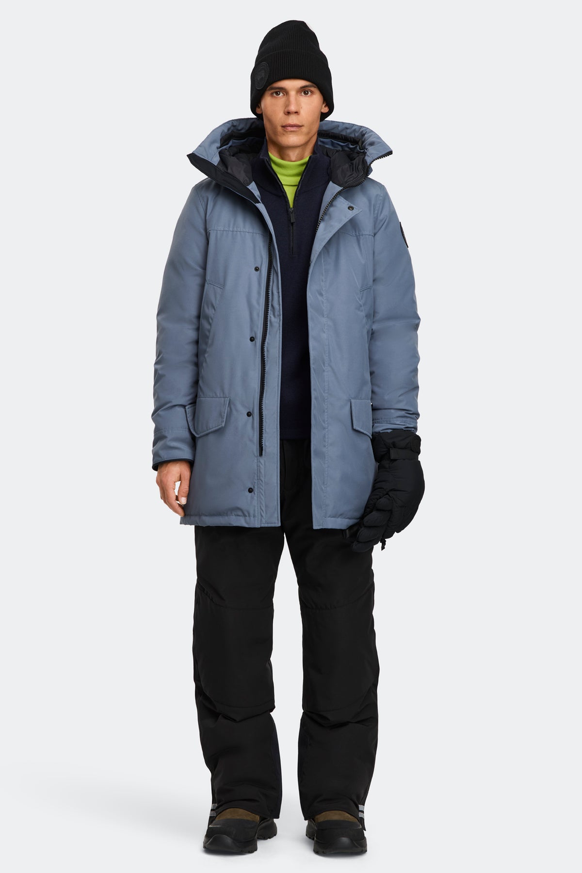 Langford Parka Black Disc - Ozone Blue 9222 - on_full_body_01