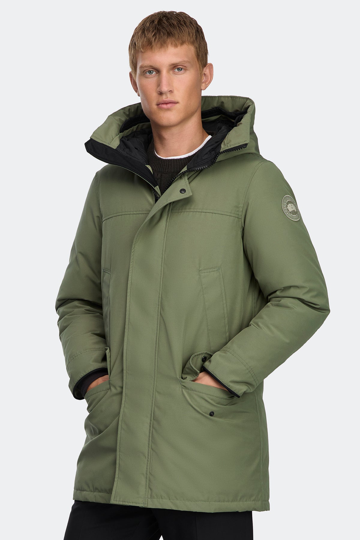 Langford Parka Tonal Disc - Vireo Green 9126 - on_front_closed_01