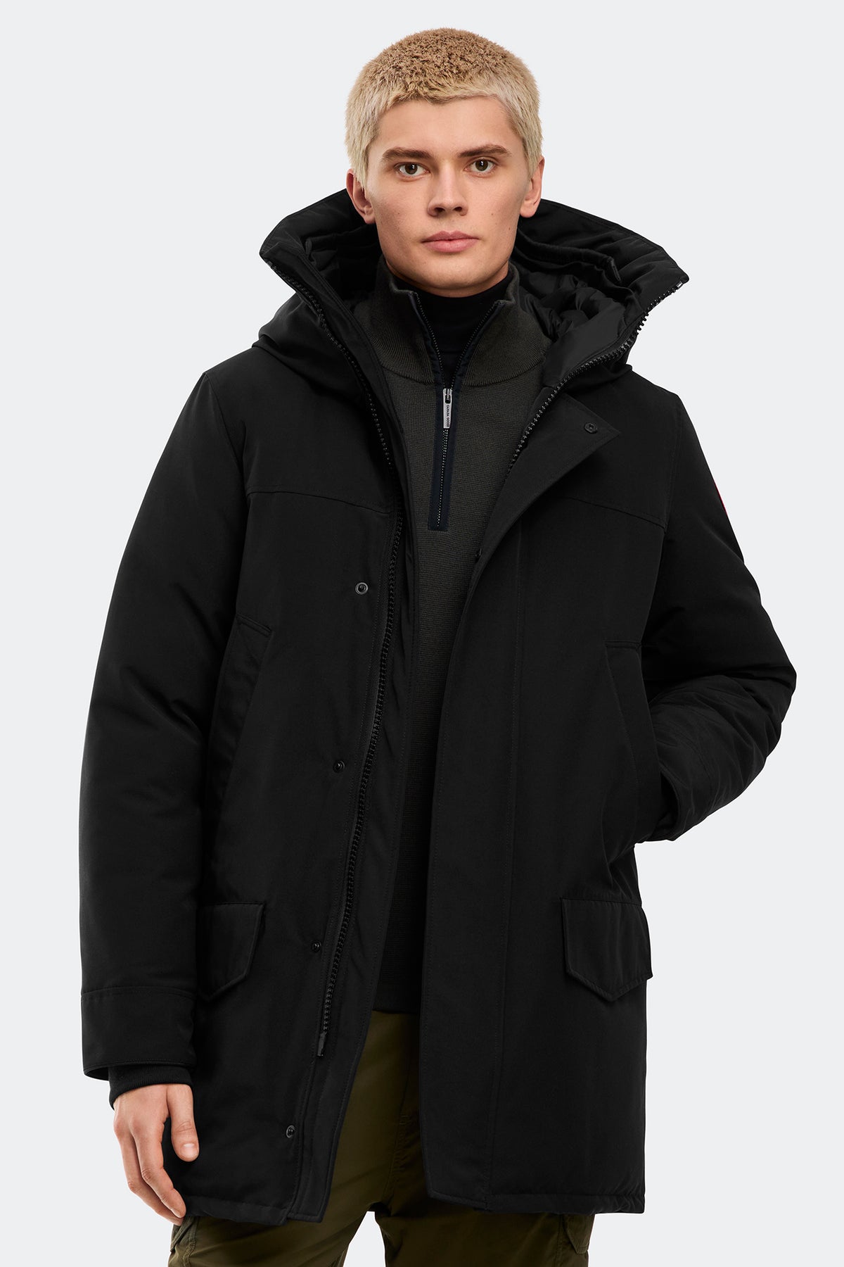Langford Parka - Black 9061 - on_front_01