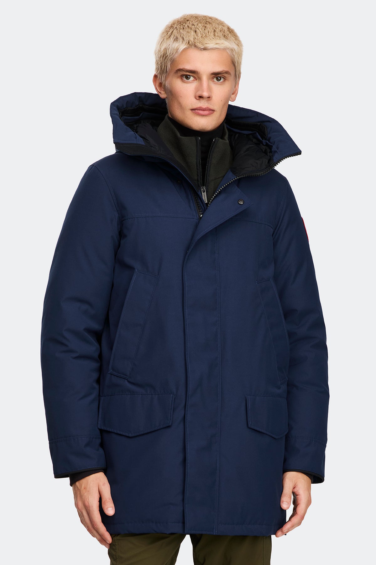 Langford Parka - Oxford Navy 9841 - on_front_closed_01