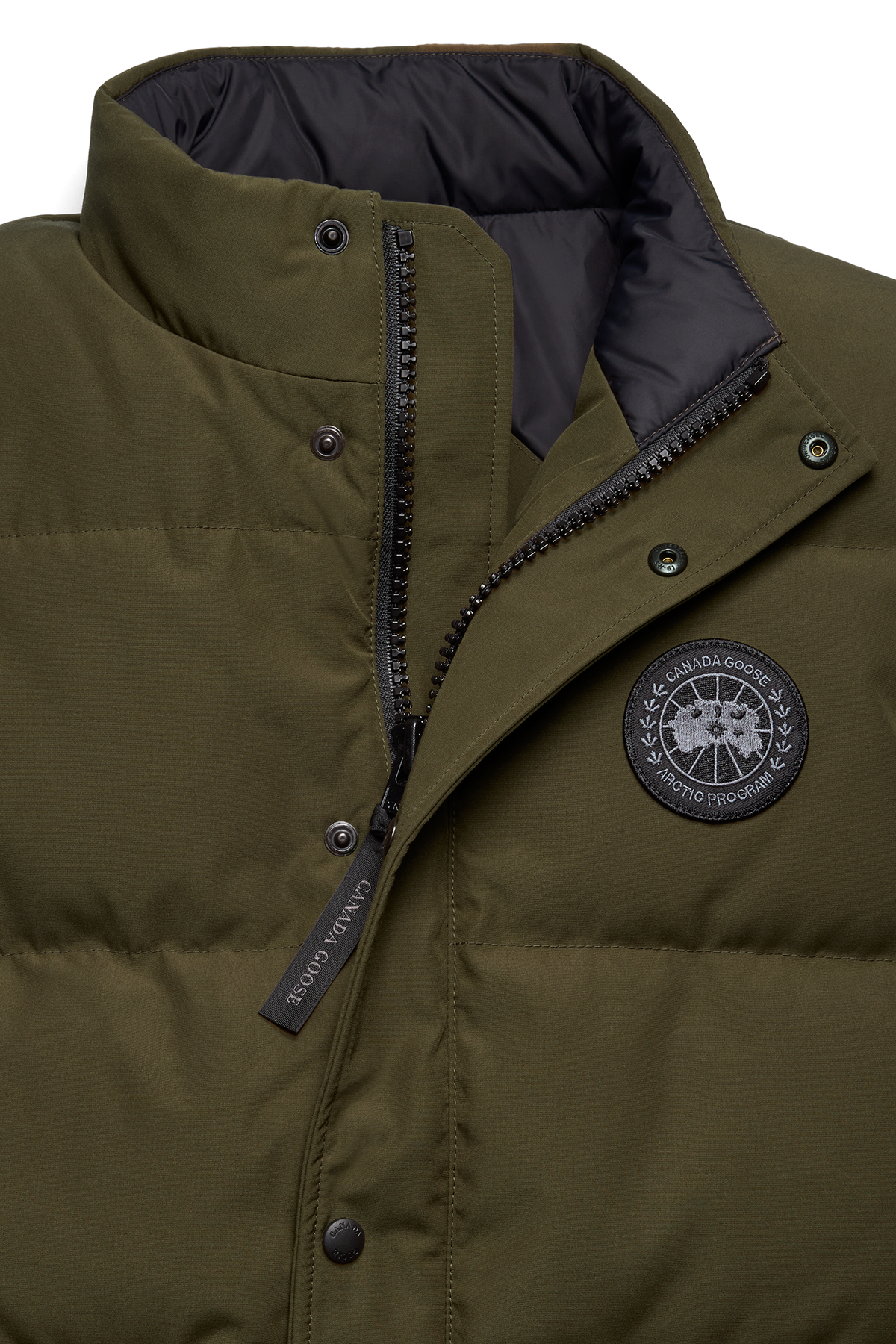Freestyle Crew Vest Black Label - Military Green 49 - off_detail_01