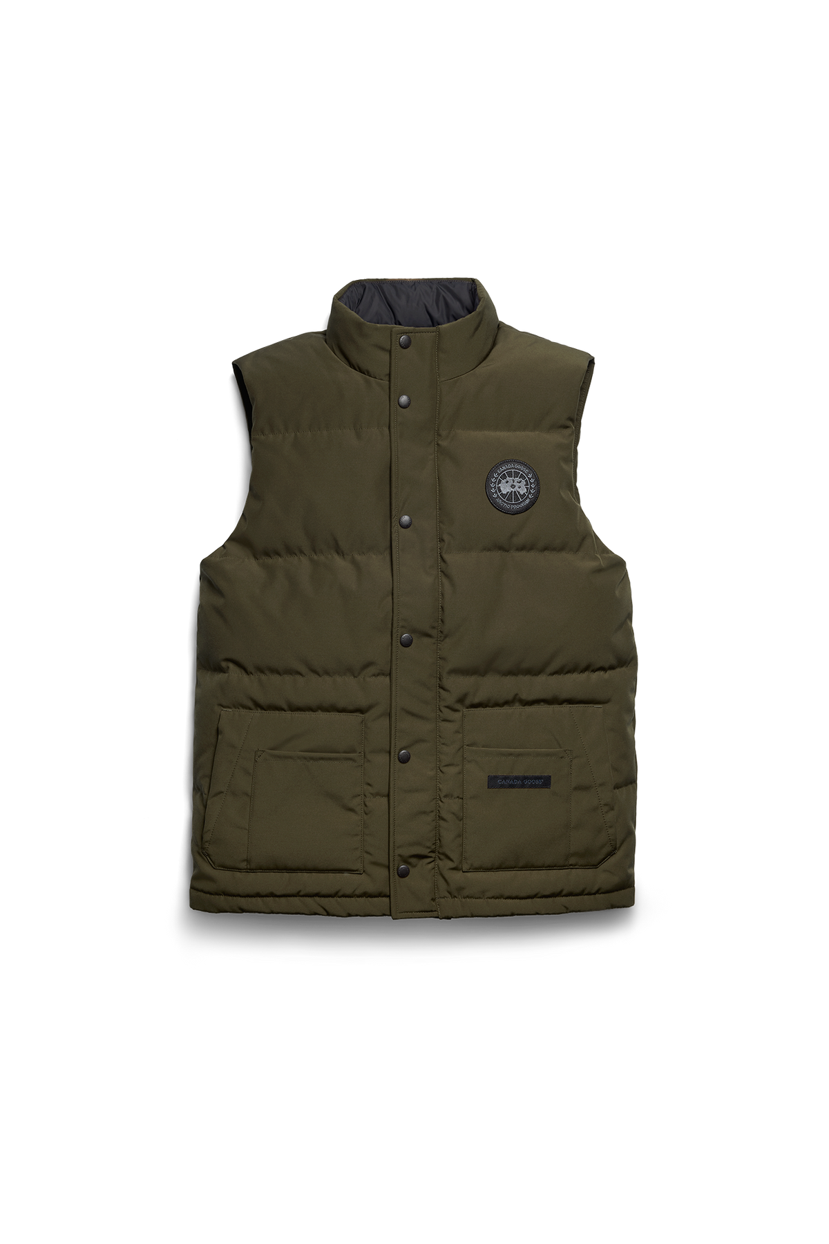Freestyle Crew Vest Black Label - Military Green 49 - off_flat_lay_01