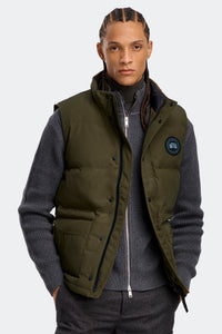 Freestyle Crew Vest Black Disc - Military Green 49 - on_front_01