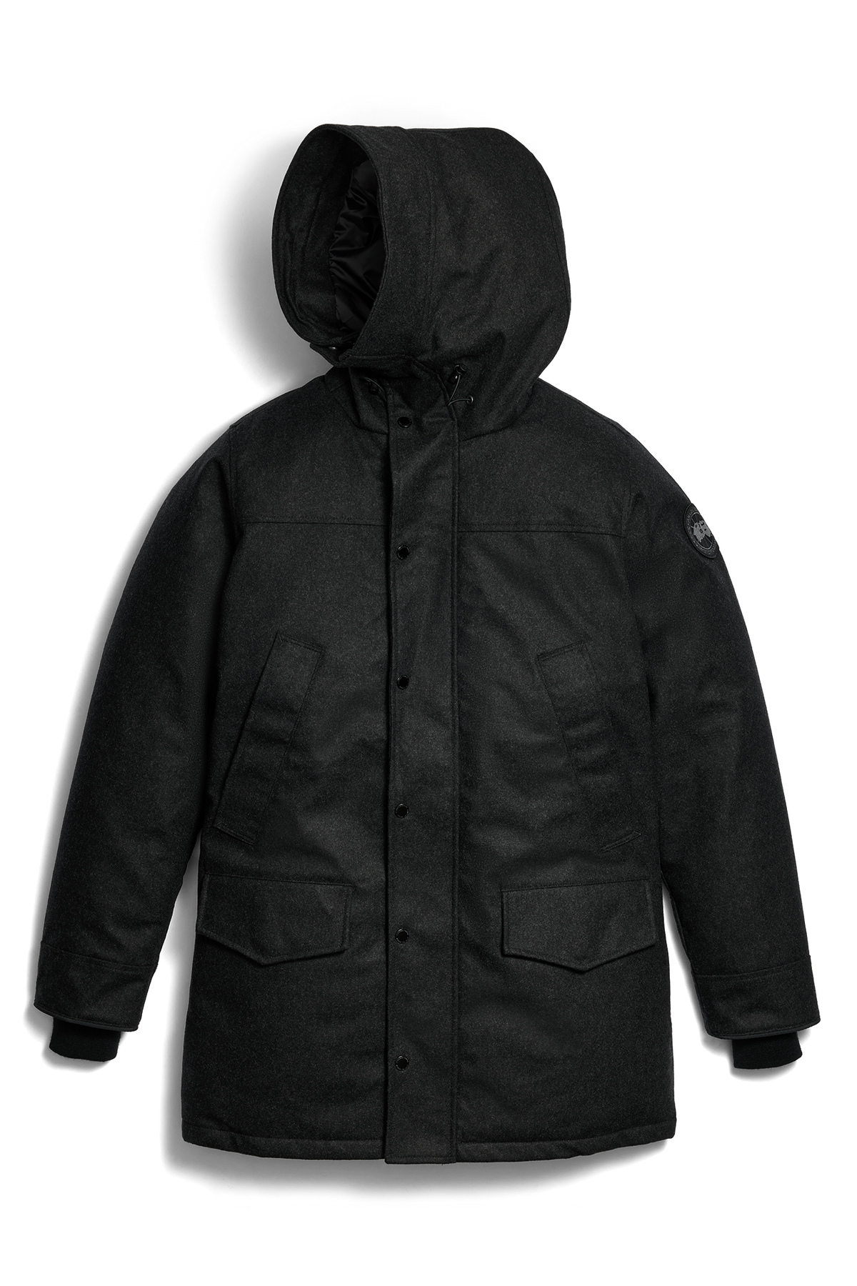 Langford Wool Parka - Carbon Melange 9301 - off_flat_lay_01