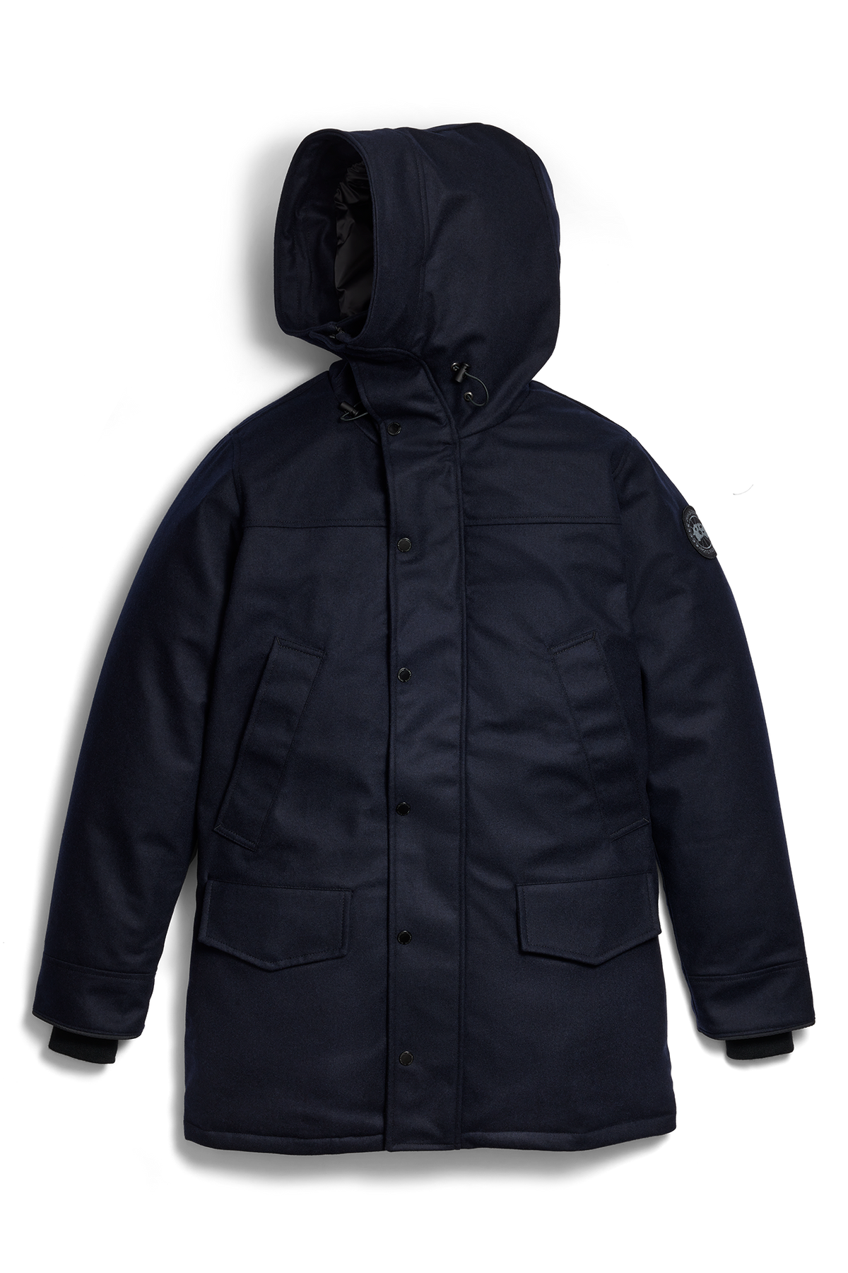 Langford Wool Parka - Atlantic Navy Melange 9302 - off_flat_lay_01