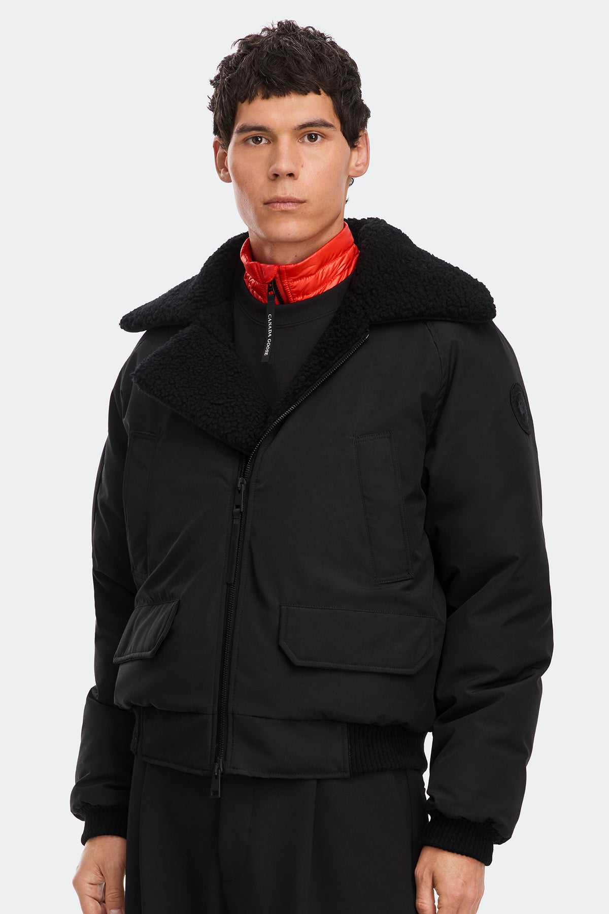 Chilliwack Aviator Bomber - Black 9061 - on_front_closed_01