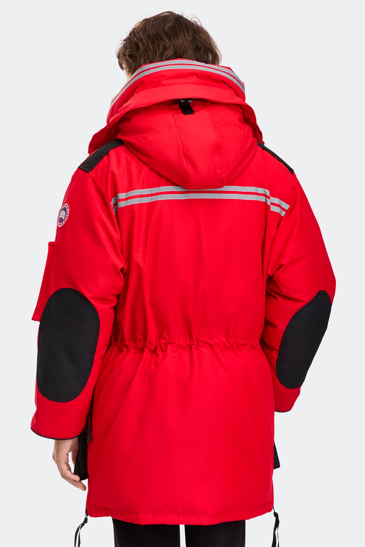 Snow Mantra Parka - Fortune Red 28 - on_back_01