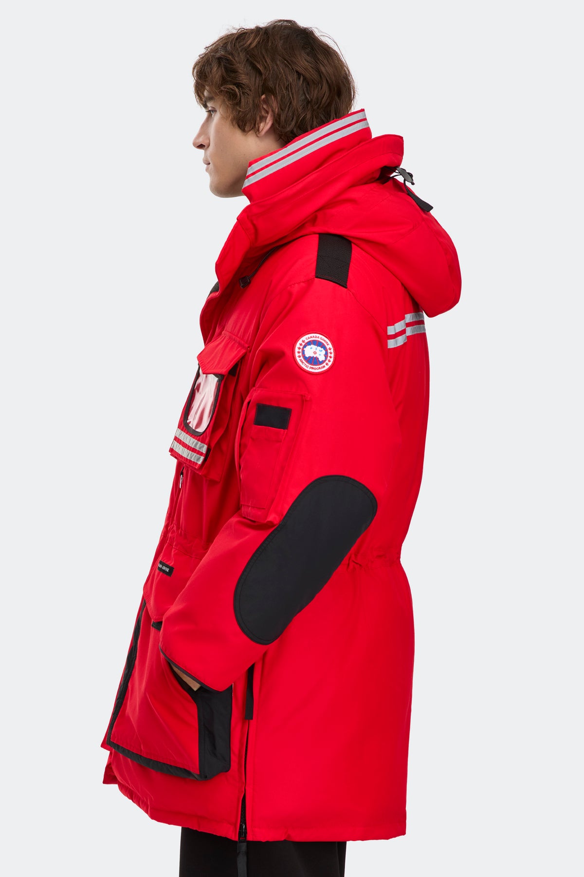 Snow Mantra Parka - Fortune Red 28 - on_side_01