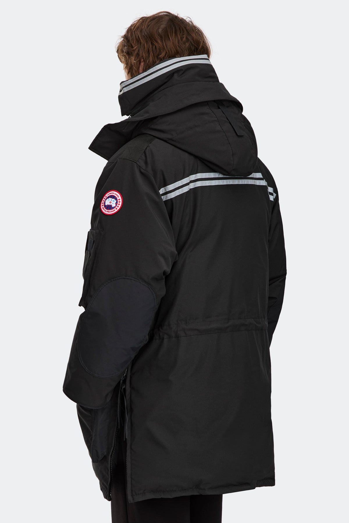 Snow Mantra Parka - Black 9061 - on_back_02