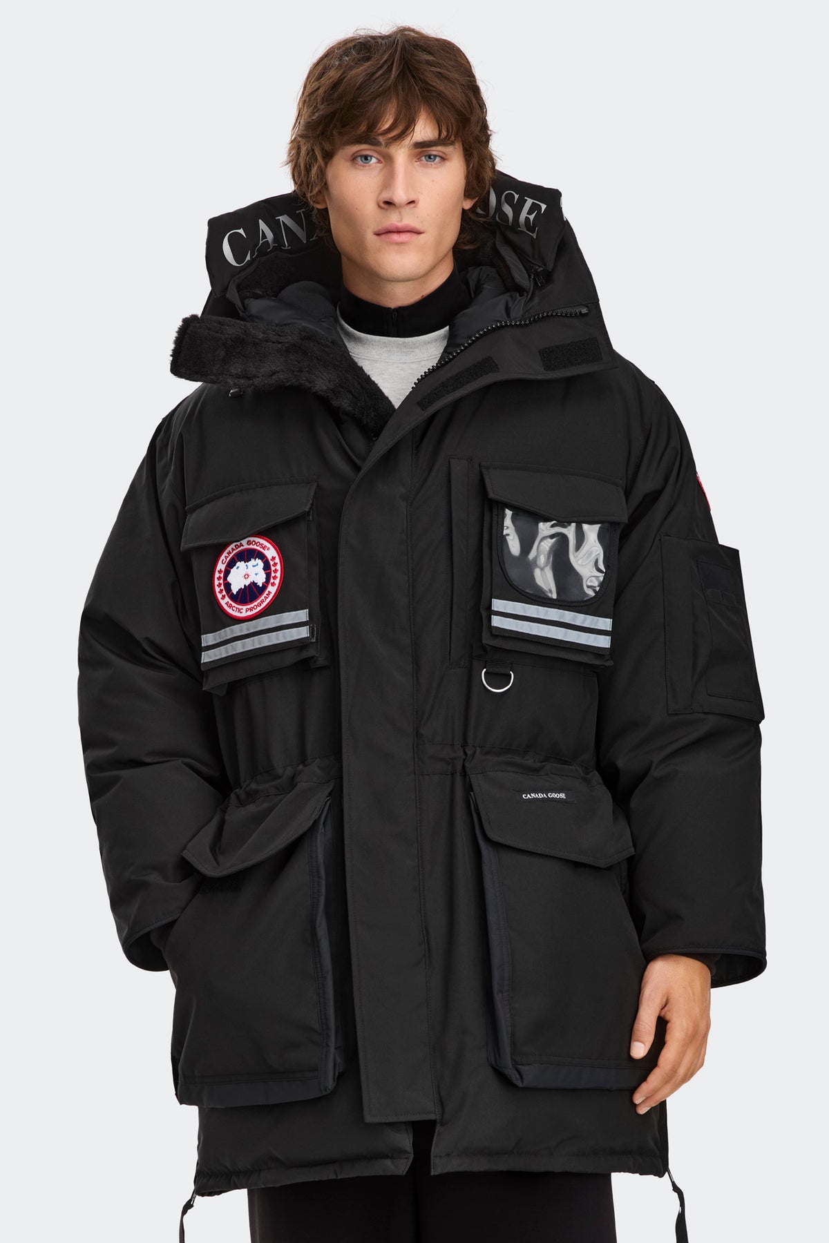 Snow Mantra Parka - Black 9061 - on_front_closed_01