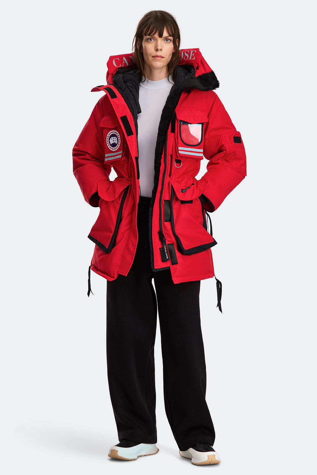 Snow Mantra Parka - Fortune Red 9028 - on_full_body_01