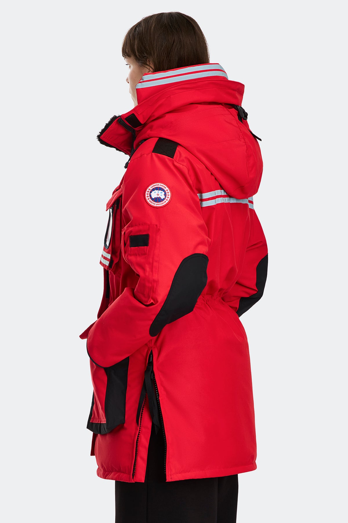 Snow Mantra Parka - Fortune Red 9028 - on_side_01