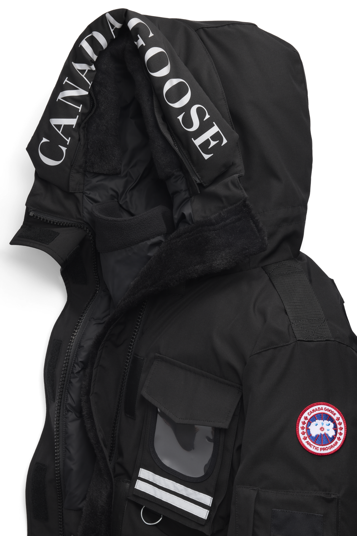 Snow Mantra Parka - Black 9061 - off_detail_01