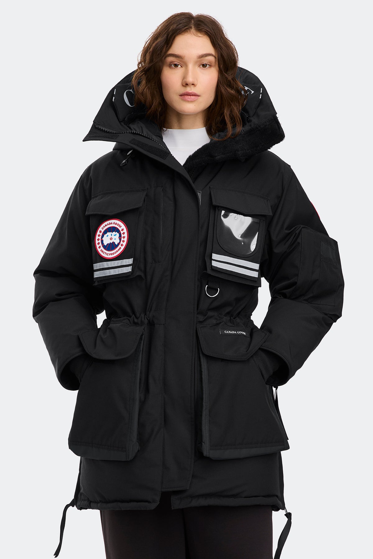 Snow Mantra Parka - Black 9061 - on_front_closed_01
