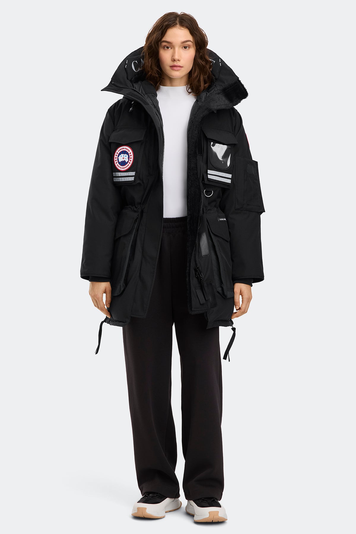 Snow Mantra Parka - Black 9061 - on_full_body_01
