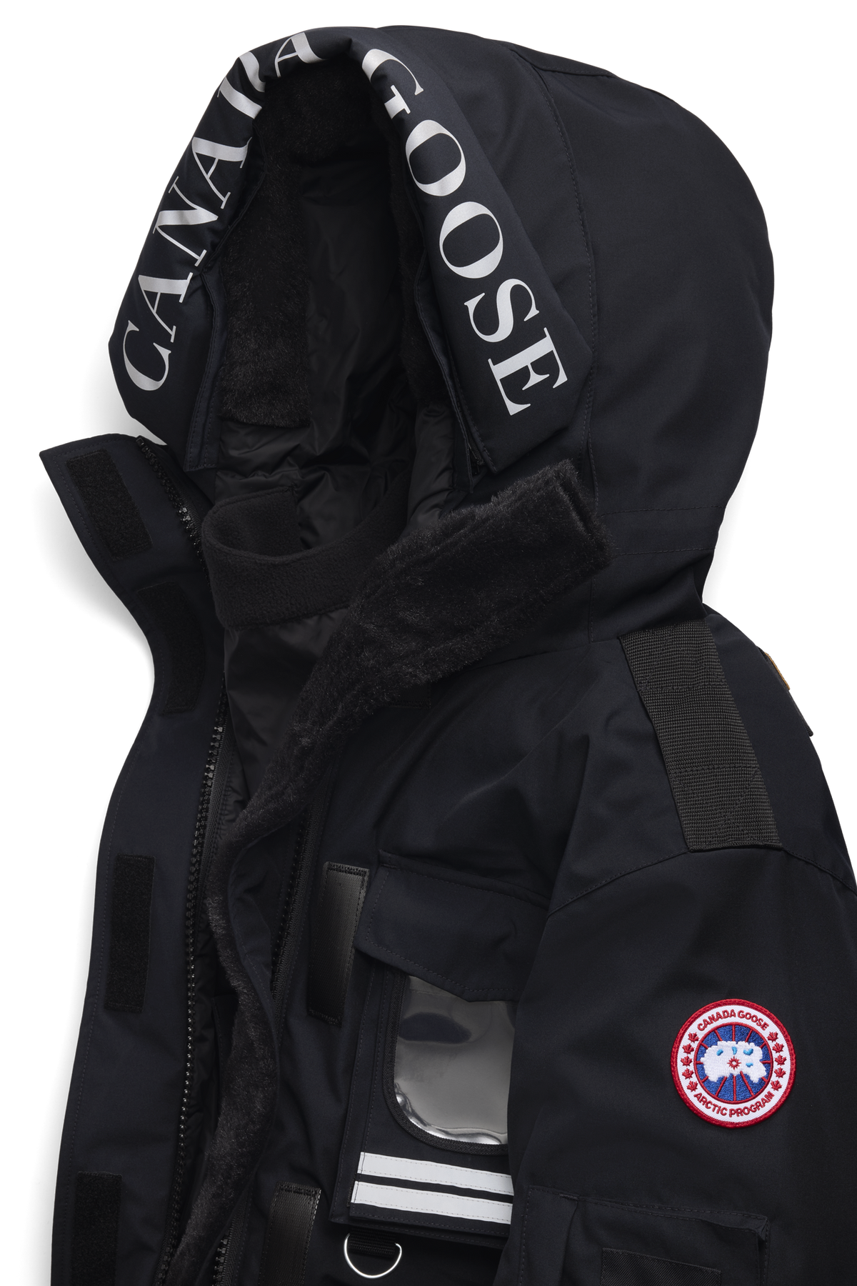 Snow Mantra Parka - Navy 9067 - off_detail_01