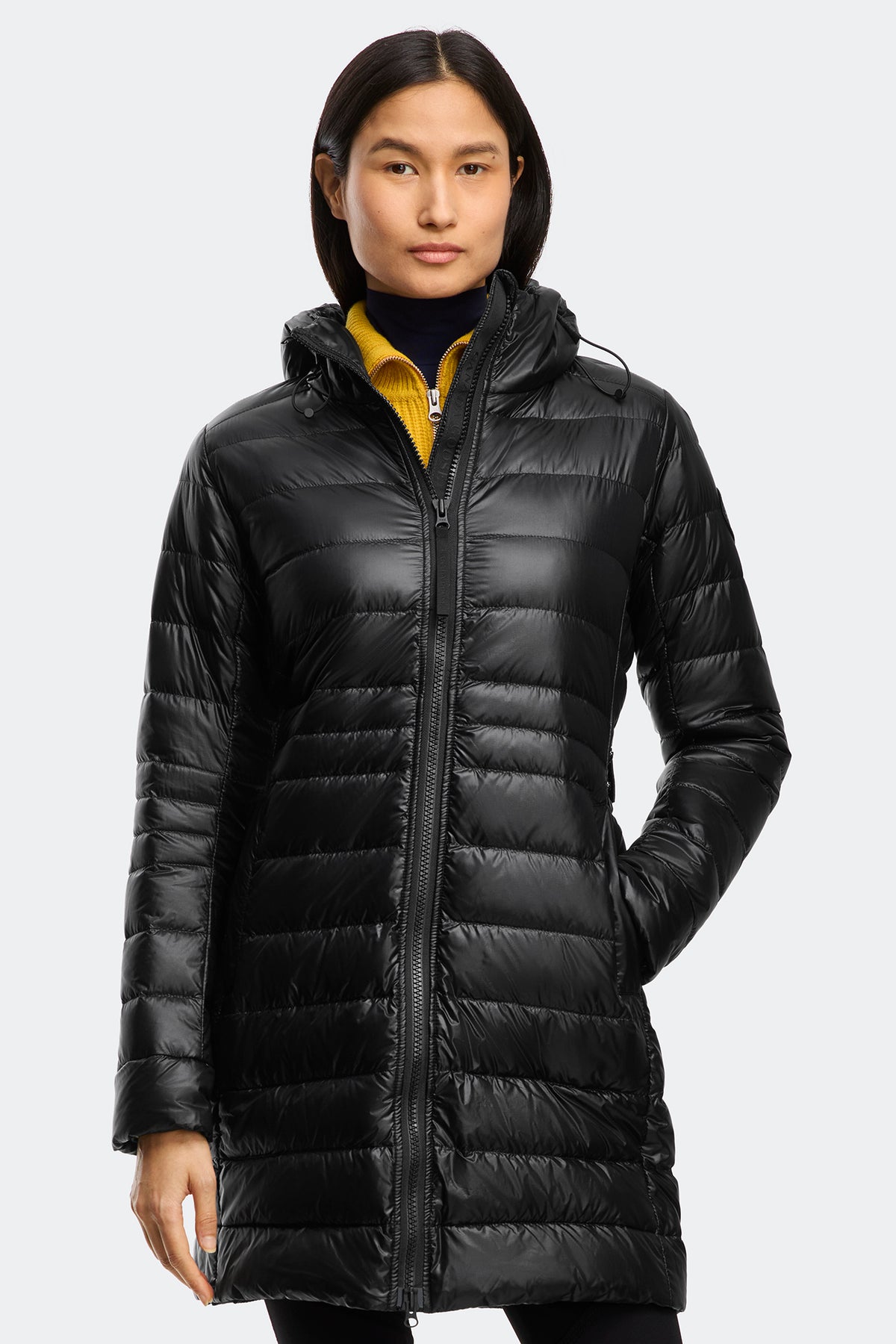 Cypress Hooded Jacket Black Disc - Black 61 - on_front_closed_01