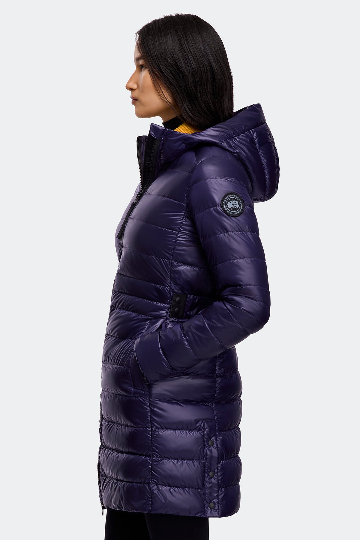 Cypress Hooded Jacket Black Disc - Future Dusk 9391 - on_side_01