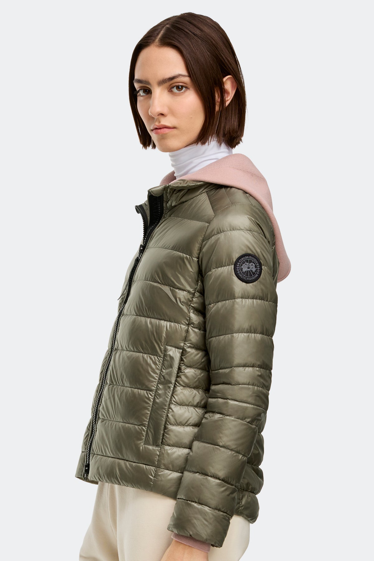 Cypress Jacket Black Disc - Smokey Sage 1664 - on_side_01