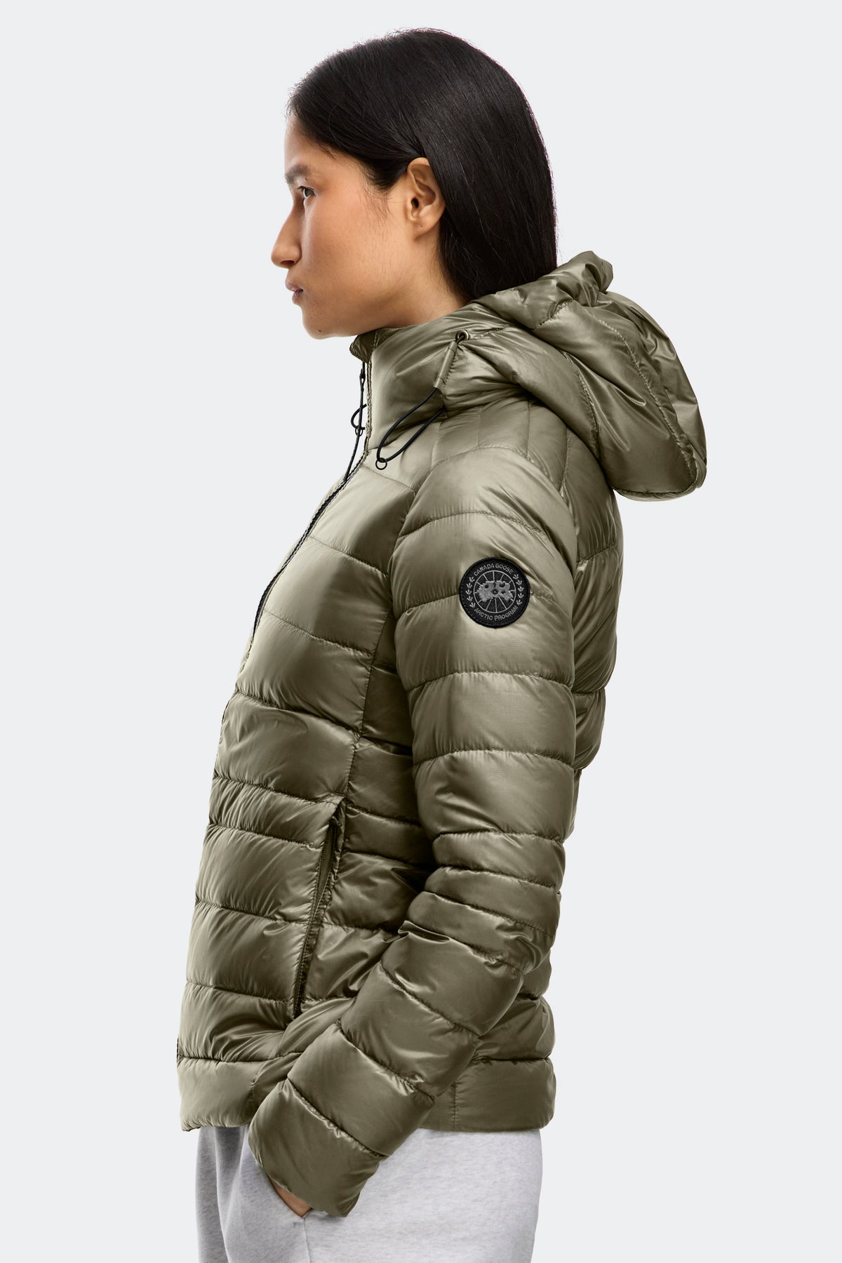 Cypress Hoodie Black Disc - Smokey Sage 1664 - on_side_01