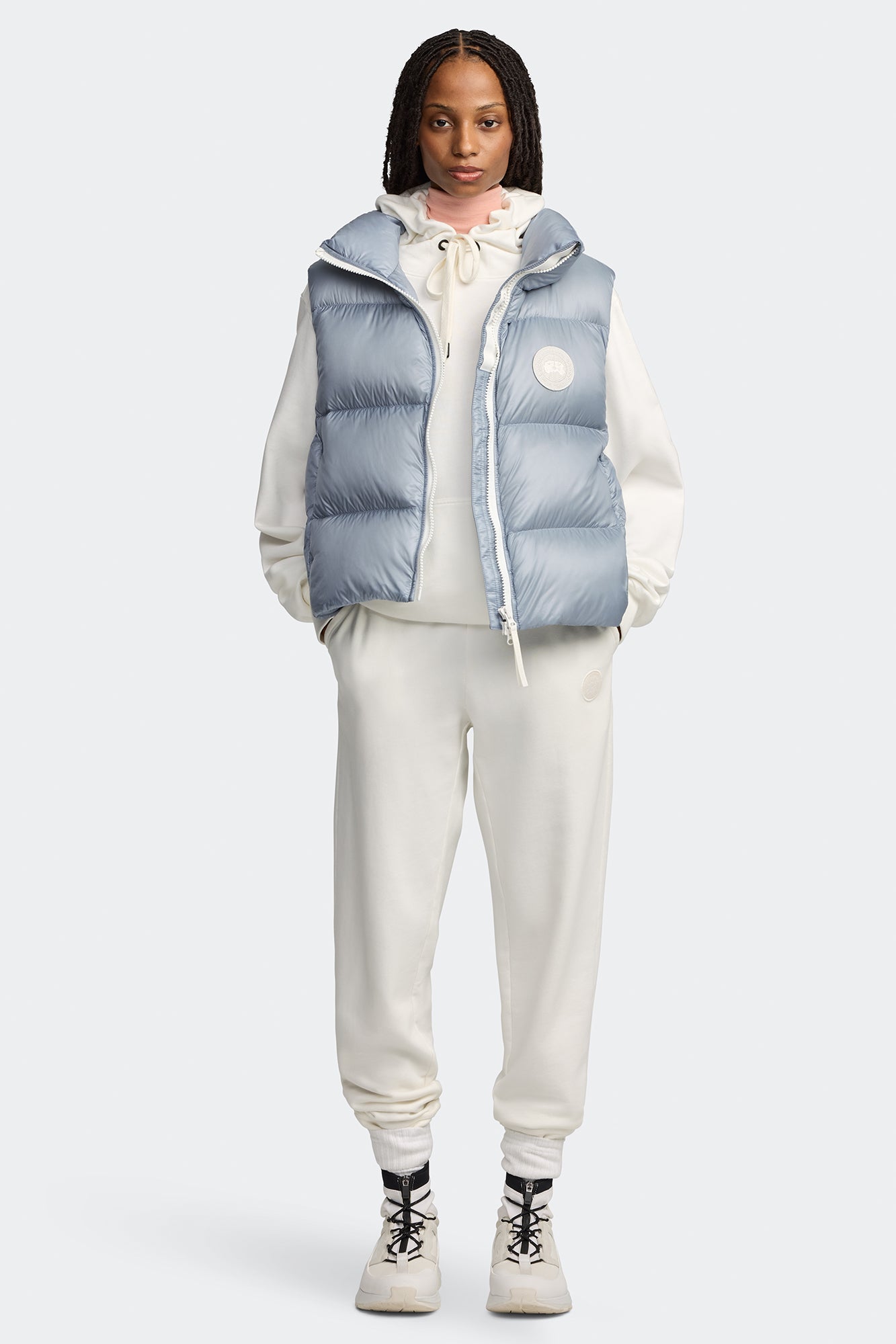 ジャケット・アウター   Cypress Puffer Vest Cypress Puffer Vest White Disc | Canada Goose