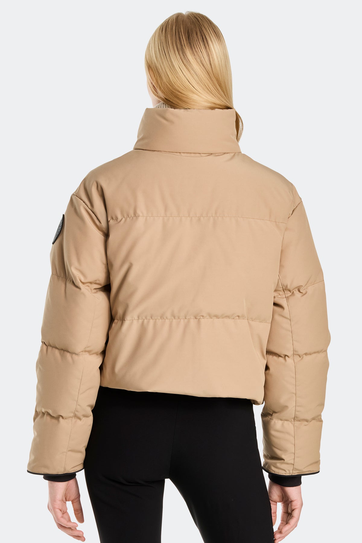 Grandview Cropped Jacket Black Disc - Desert Sand 1483 - on_back_01