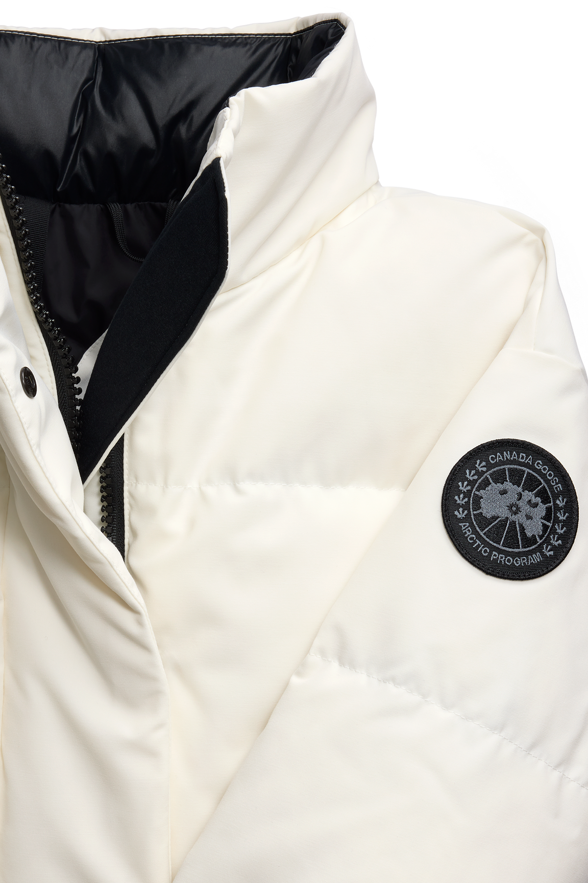 Grandview Cropped Jacket Black Disc - Northstar White 433 - off_detail_01