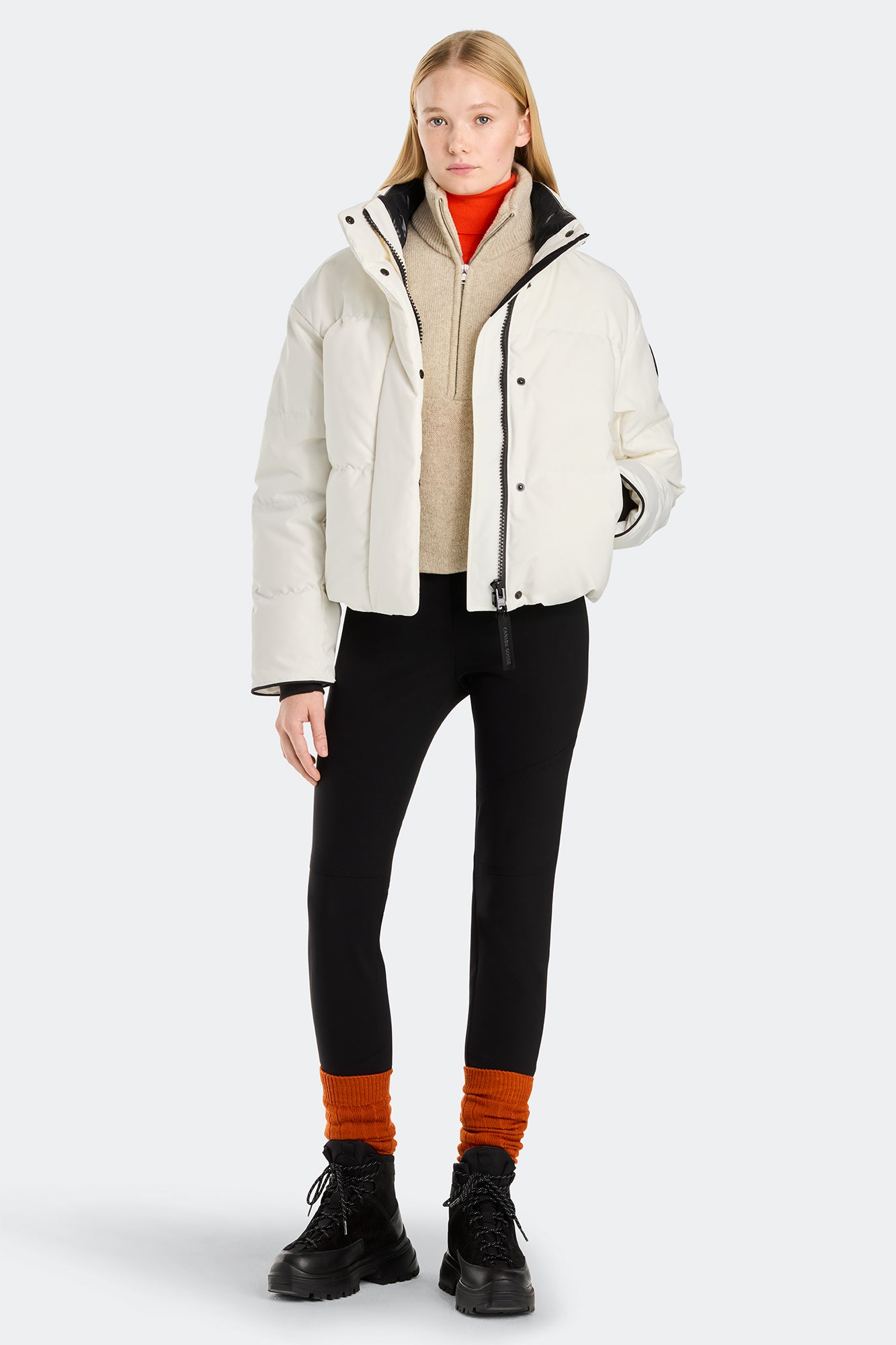 【美品】Heve rever jacket coat Grandview Cropped Jacket Black Disc | Canada Goose