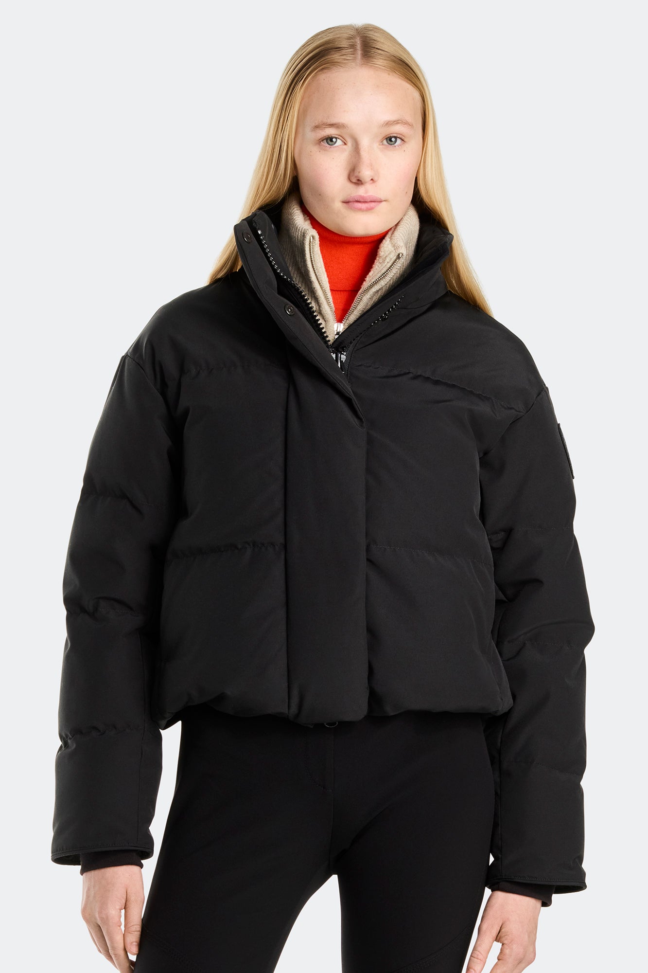 Grandview Cropped Jacket Black Disc | Canada Goose