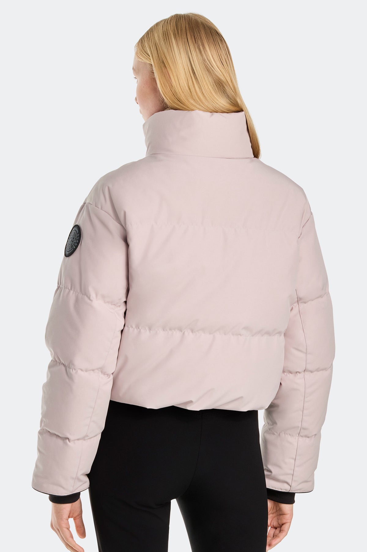 Grandview Cropped Jacket Black Disc - Lucent Rose 856 - on_back_01