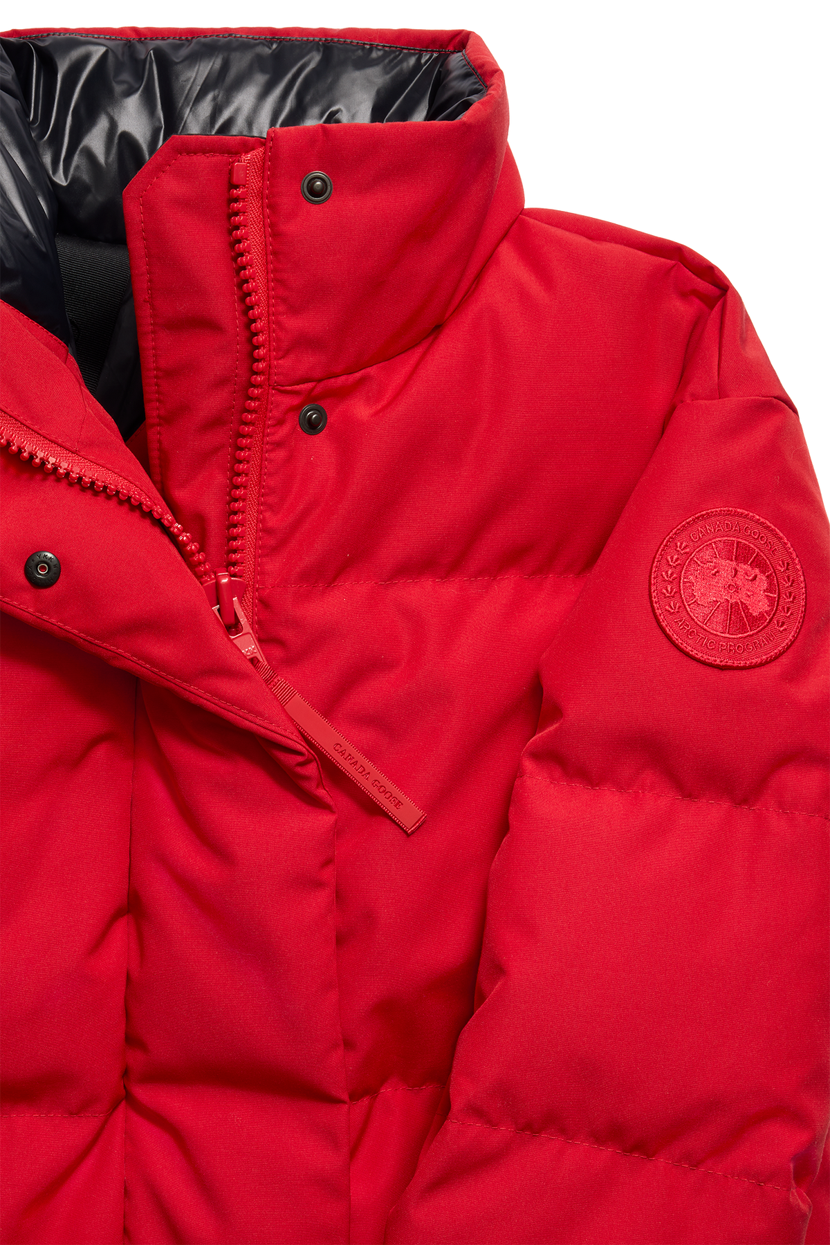 Grandview Cropped Jacket Tonal Disc - Carmine Red 9839 - off_detail_01