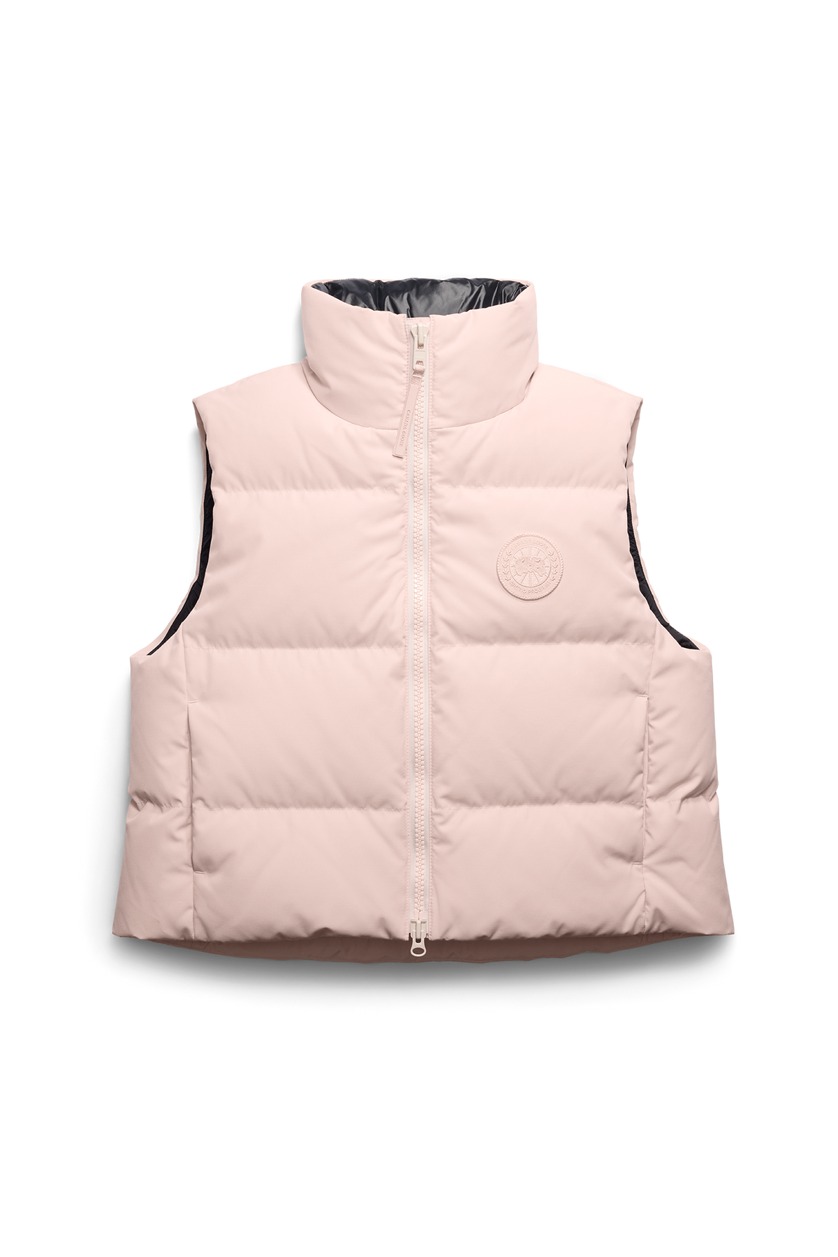 Grandview Cropped Vest Tonal Disc - Vintage Rose 9392 - off_flat_lay_01