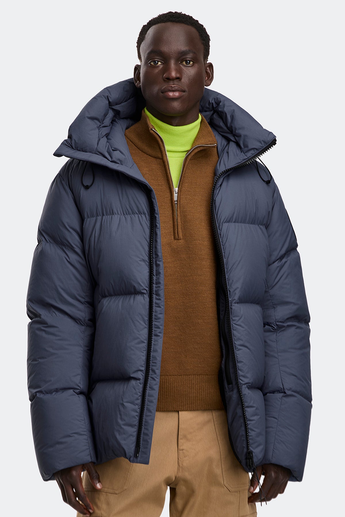 Crofton EnduraLuxe Puffer - Dusk Blue 9128 - on_front_open_01