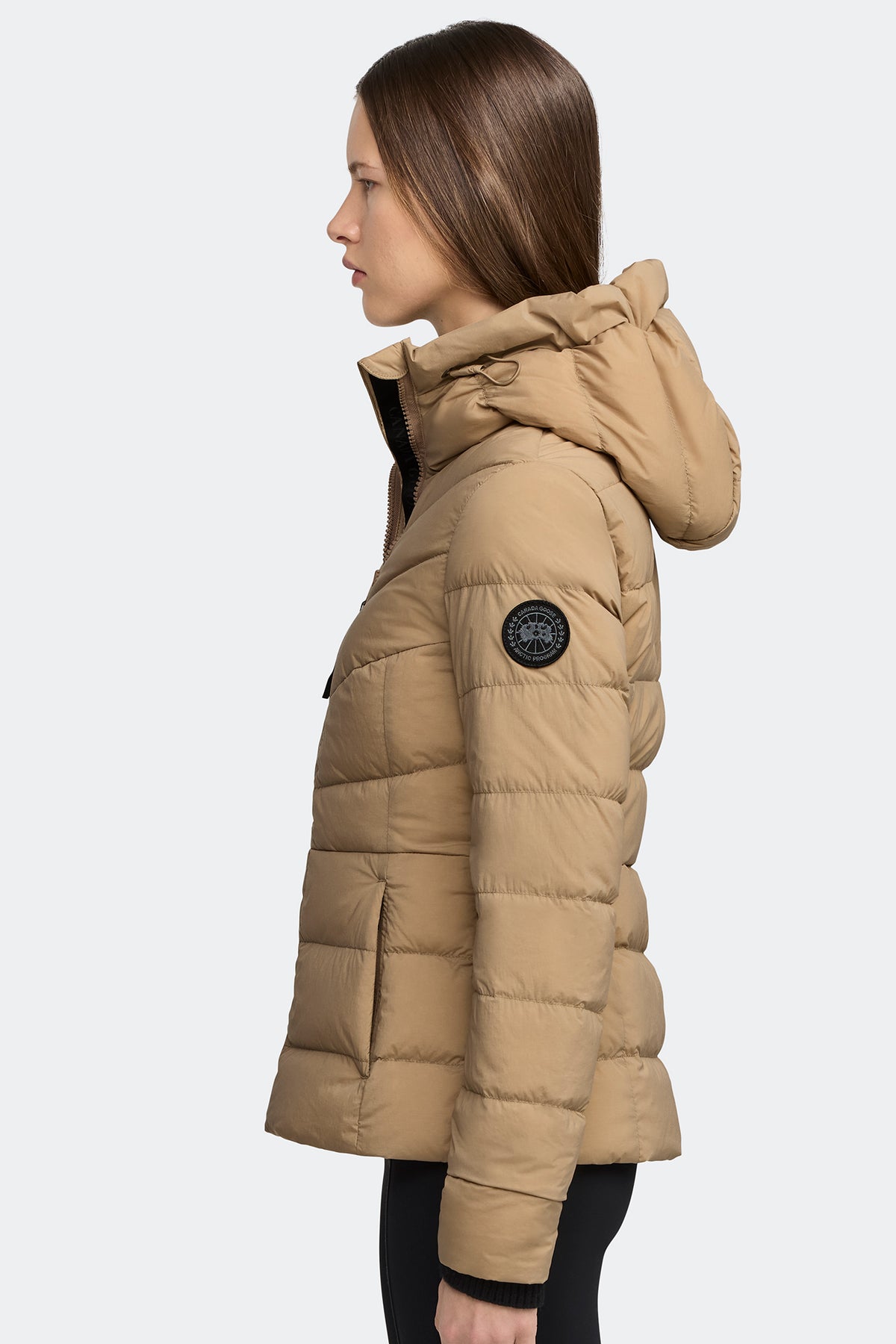 Clair Jacket Black Disc - Desert Sand 1483 - on_side_01
