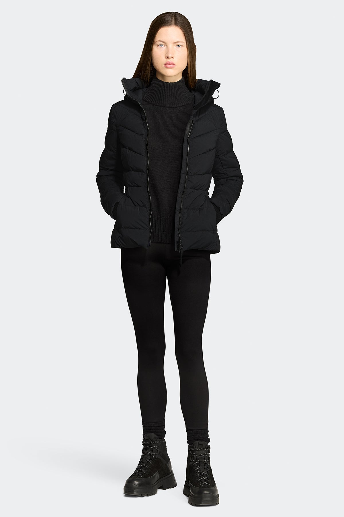 Clair Jacket Black Disc - Black 9061 - on_full_body_01